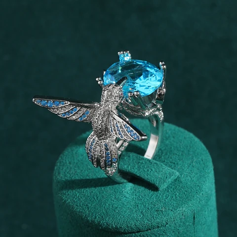 Серебряное винтажное кольцо с орлом LOVE GREEN LIVE GREEN