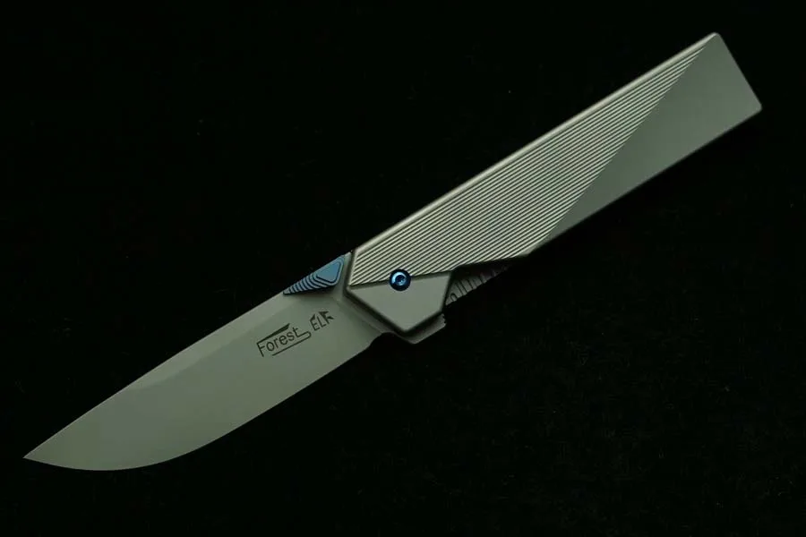 LEMIFSHE гримучая змея настоящий лезвие 20CV титановая ручка открытый кемпинг охота