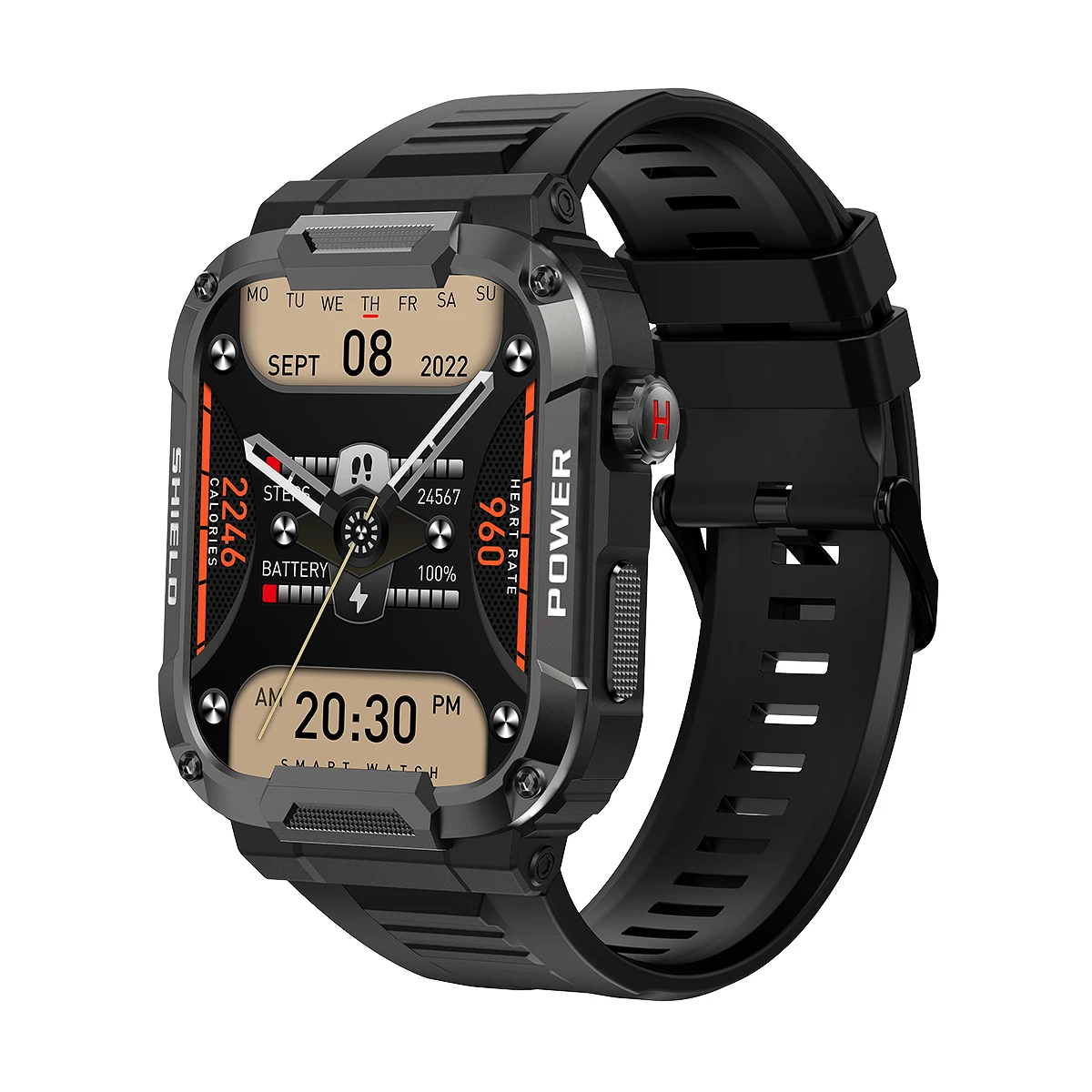 

MK66 Smart Watch Men Fitness Tracker Bluetooth Call Waterproof Outdoor Sport Smartwatch HeartRate Monitor Health Sports Bracelet