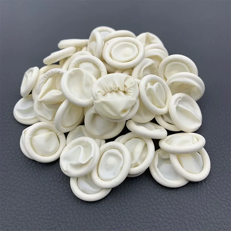 Защитные кончики пальцев 200 шт. художественная латексная кроватка для