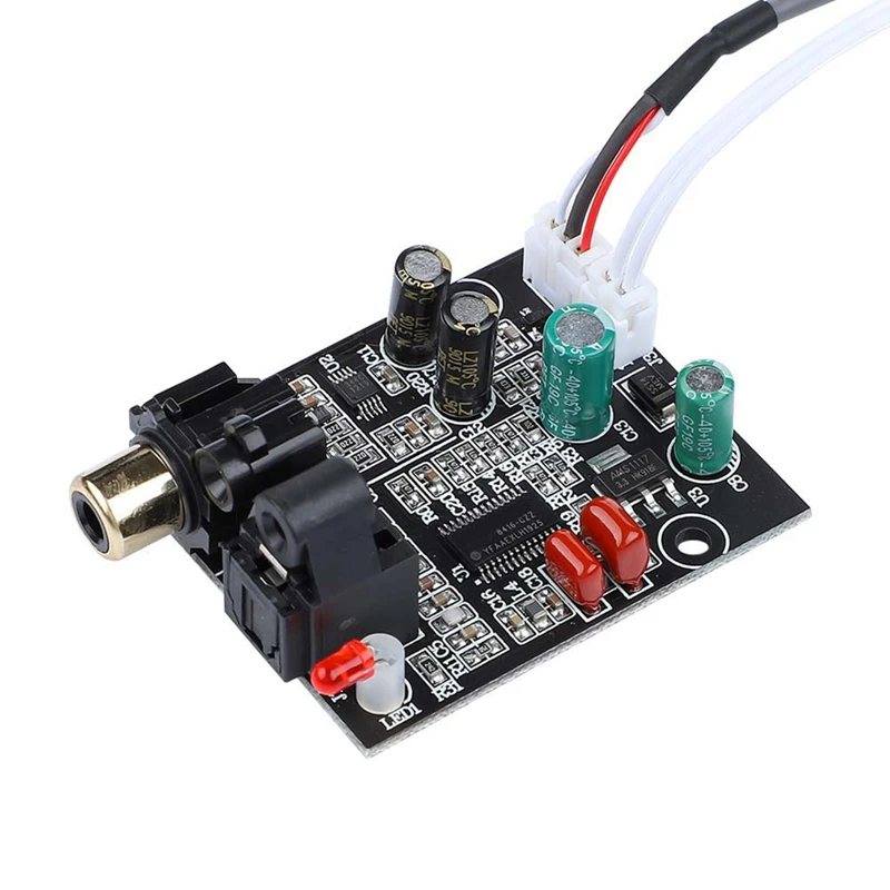 

Цифровой декодер DAC CS8416 + CS4344, оптический коаксиальный цифровой сигнал, вход, стерео аудио выход, декодер для усилителя