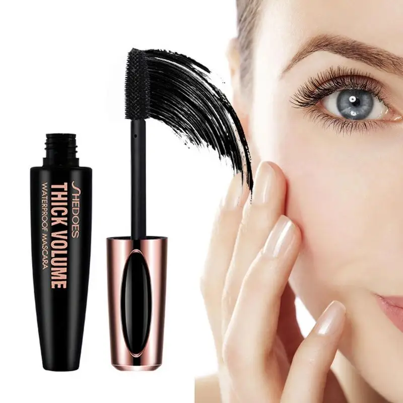 

Mascara Volume 10ml Volumizing Lengthen Lash Mascara With Soft Brush Head Easy Removal Long Lasting Waterproof Eyelash Makeup
