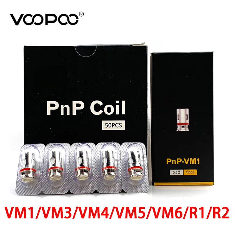 

Спираль VOOPOO PnP TPP DM1 DM5 VM1 VM3 VM4 VM5 VM6 R1 R2 для серии DRAG VINCI ARGUS, аксессуары для электронных сигарет, Атомайзер