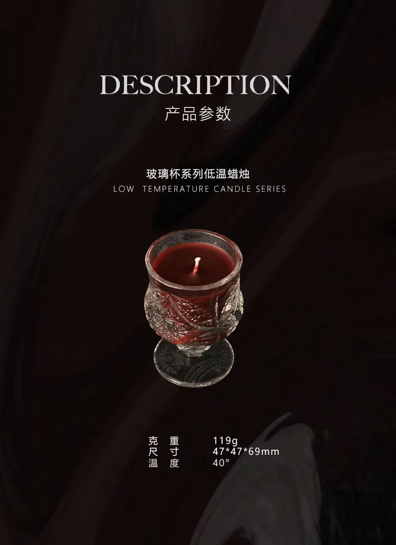 Весело 40 ° низкотемпературная свеча. Консервированный светящийся в темноте