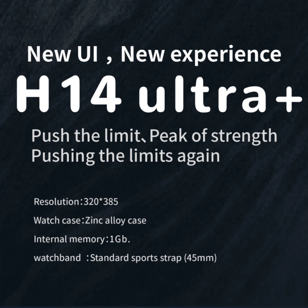 Умные Часы Hello Watch H14 Ultra Plus Gen2 1 ГБ ПЗУ Bluetooth-вызов Музыкальный Плеер Электронная