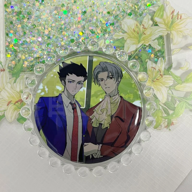 Аниме Miles Edgeworth Ace Attorney Phoenix Wright акриловый брелок для косплея подставка фигурка