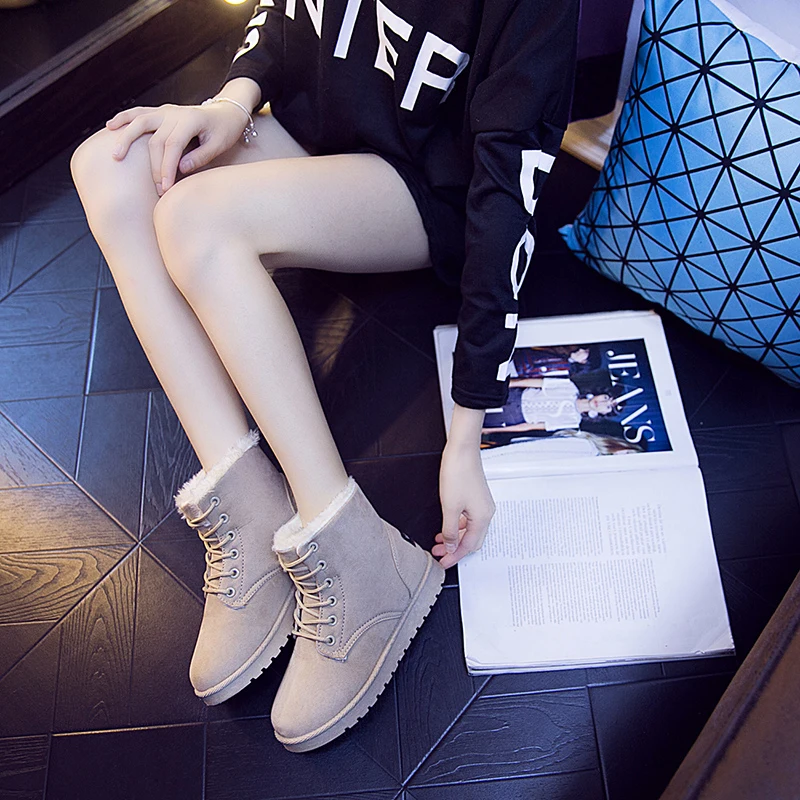 Outdoor Winter Female Snow Botines 2022 Black Botas Femininas Waterproof Sneakers For Women Super Warm Leather Women Snow Boots