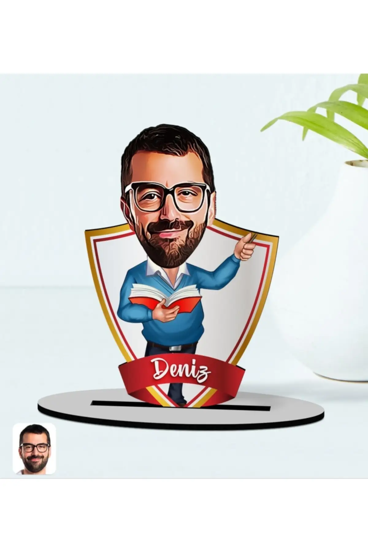 

Personalized Male original Cartoon Wooden Trinket Model-1