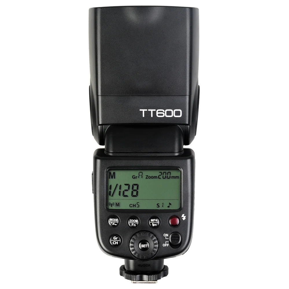 

Godox TT600 2.4G Wireless GN60 Master/Slave Camera Flash Speedlite for Canon Nikon Sony Pentax Olympus Fuji Lumix