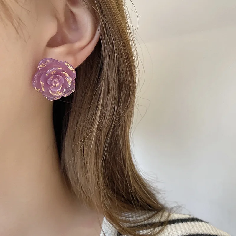 

New 2022 Creative Flower Earrings 925 Silver Needle Earrings With High Quality