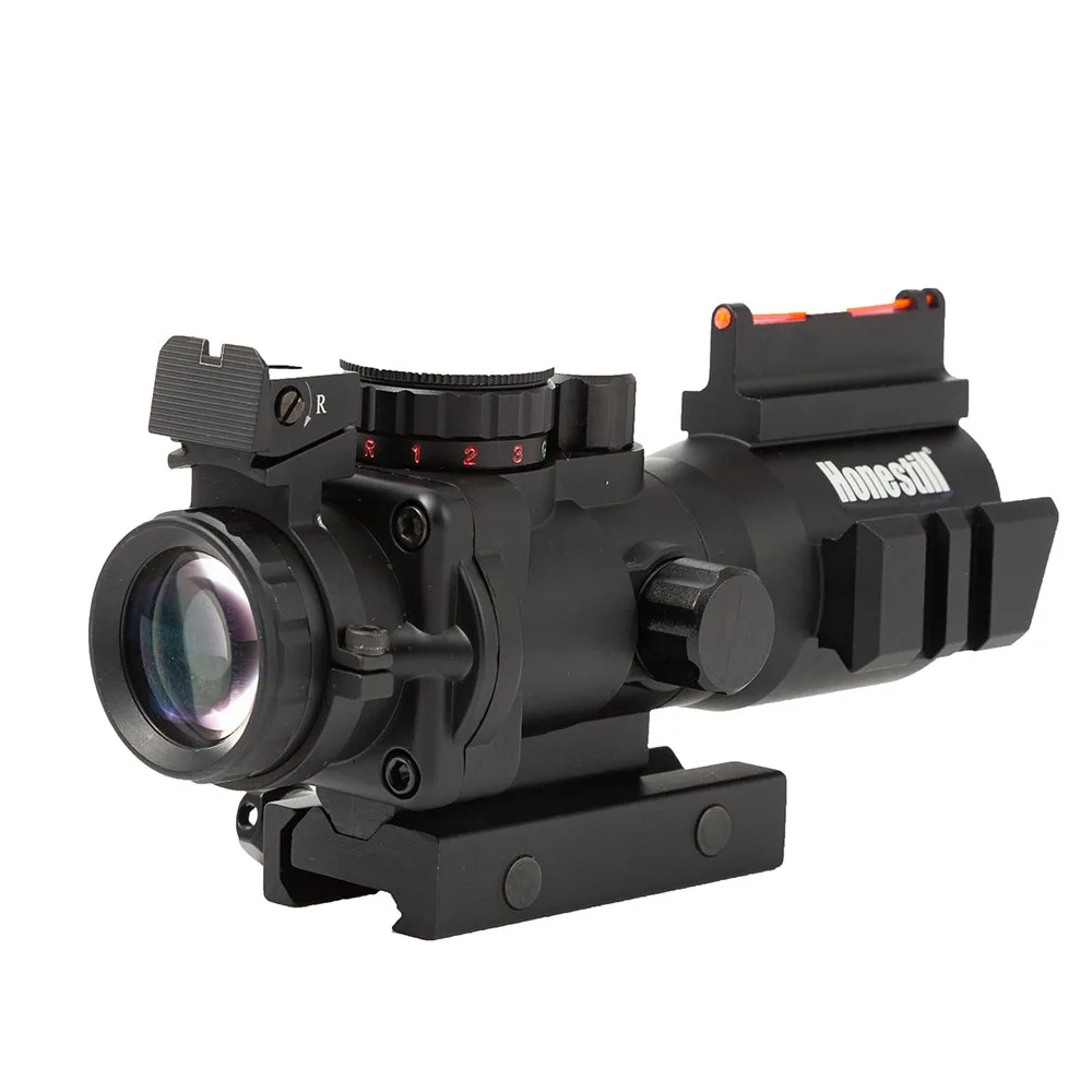 

Tactical 4x32 Acog Riflescope 20mm Dovetail Reflex Optics Scope Sight for Hunting Gun Rifle Airsoft Sniper Magnifier Rifle Scope
