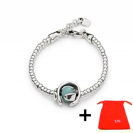 

2022 Novo Ajuste Uno De 50 Moda Galvanoplastia 925 Prata Color Bracelet Charme Pulseira De Prata Nicho Joias Presente