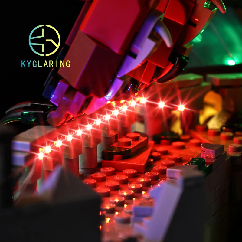 Набор светодиодного освещения Kyglaring для 21348 Dungeons &amp Dragons: Red Dragon's Tale