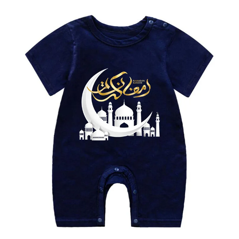 

2022 Summer Kids Ramadan Clothing Baby Bodysuit Babies Rompers Clothing Toddler One Piece Clothes Cotton Costume Newborn Infants