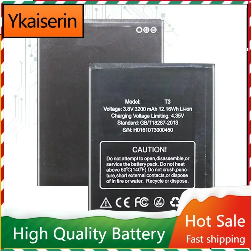 Для Doogee T3 аккумулятор большой емкости 3200 мАч сменные аксессуары аккумуляторы для