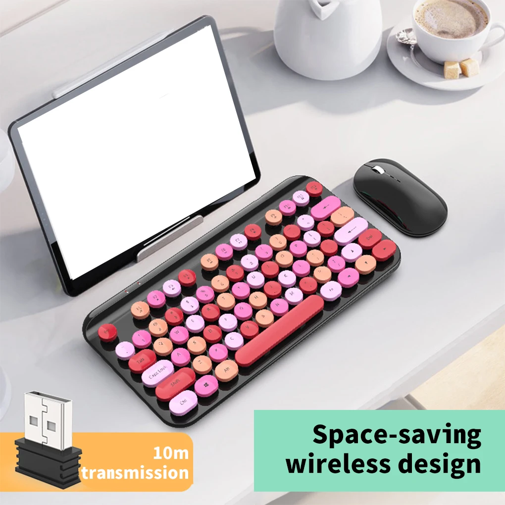 

Игровой Компьютер 1600DPI, беспроводная клавиатура, ноутбук, клавиатура, USB мышь, комплект оборудования, гостиная, офис, тип 1