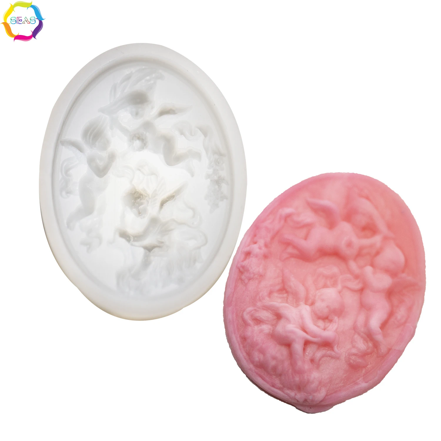 

DIY Silicone Resin Molds Fondant Cake Decorating Tools Three Little Angels Kitchen Baking Accessories