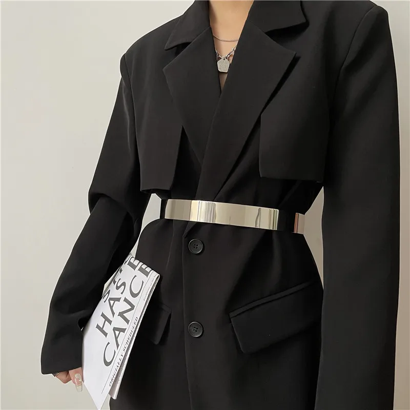 Европейский и американский металлический пояс женское декоративное платье со