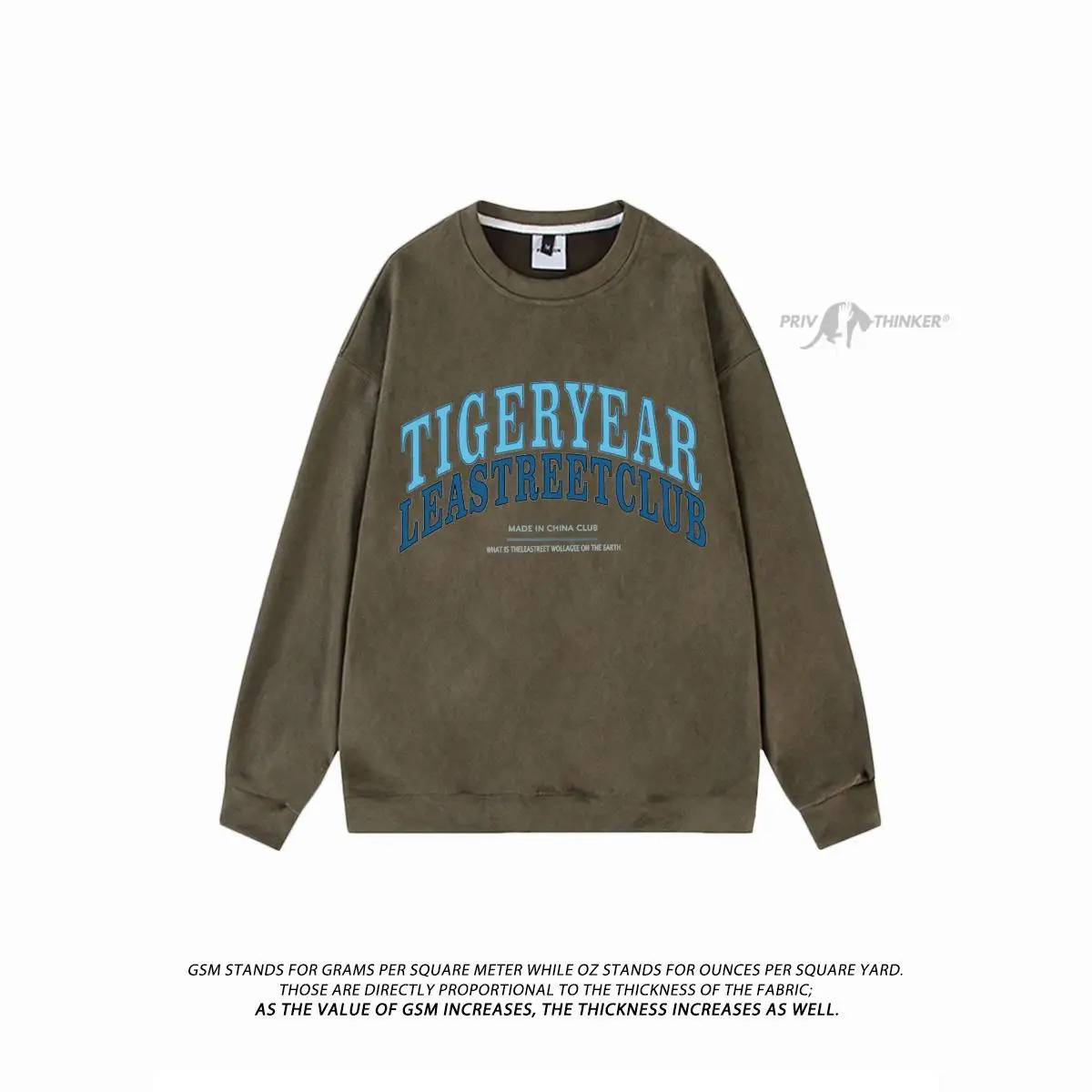 

simple letter printed sweatshirts Men baggy Suede crew neck tops 2023 Hoodies urban casual Oversized male Pullovers streetwear