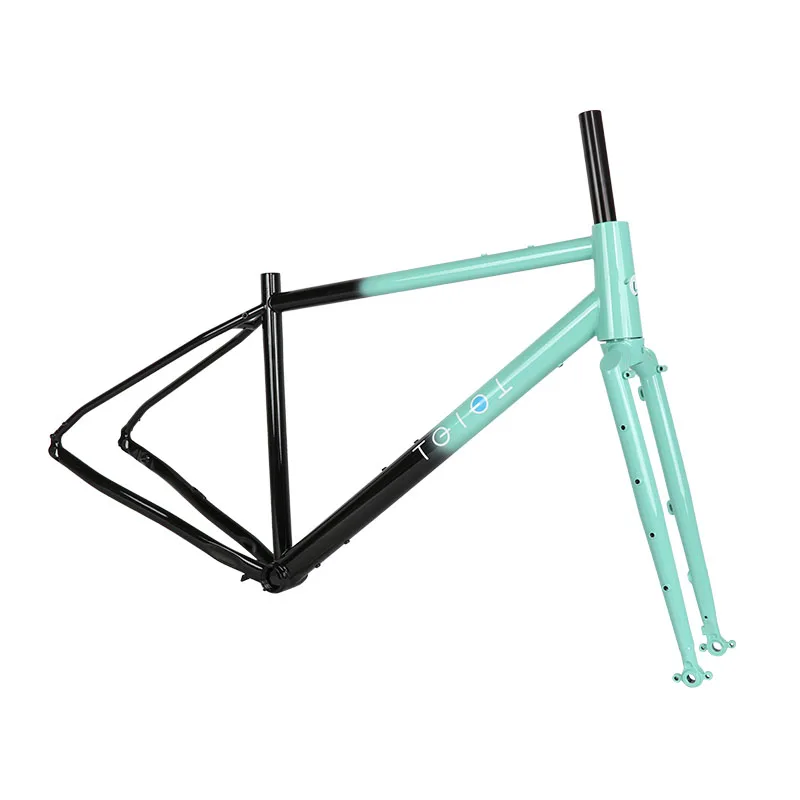 Хромированная рама для велосипеда с вилкой