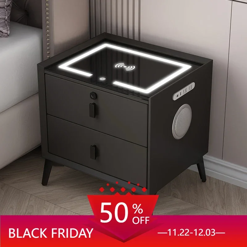 Умные Роскошные тумбочки для гостиной прикроватные современные ночные столики в