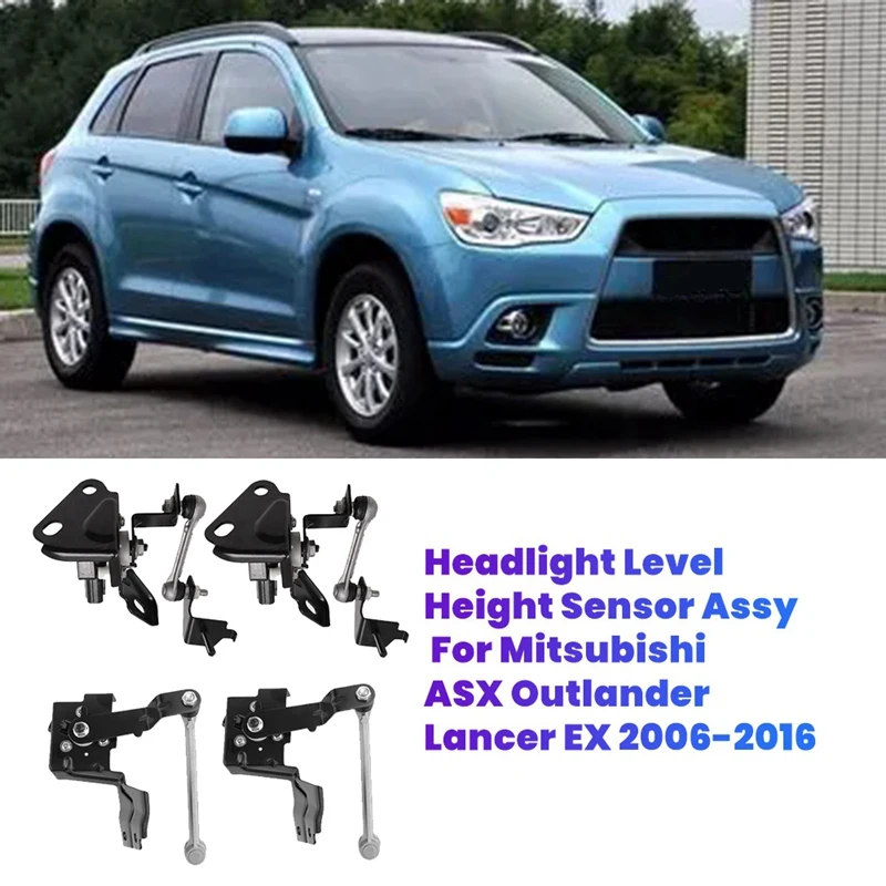 4 шт./компл. передний 8651A095 + задний 8651A047 датчик уровня фар в сборе для Mitsubishi ASX Outlander