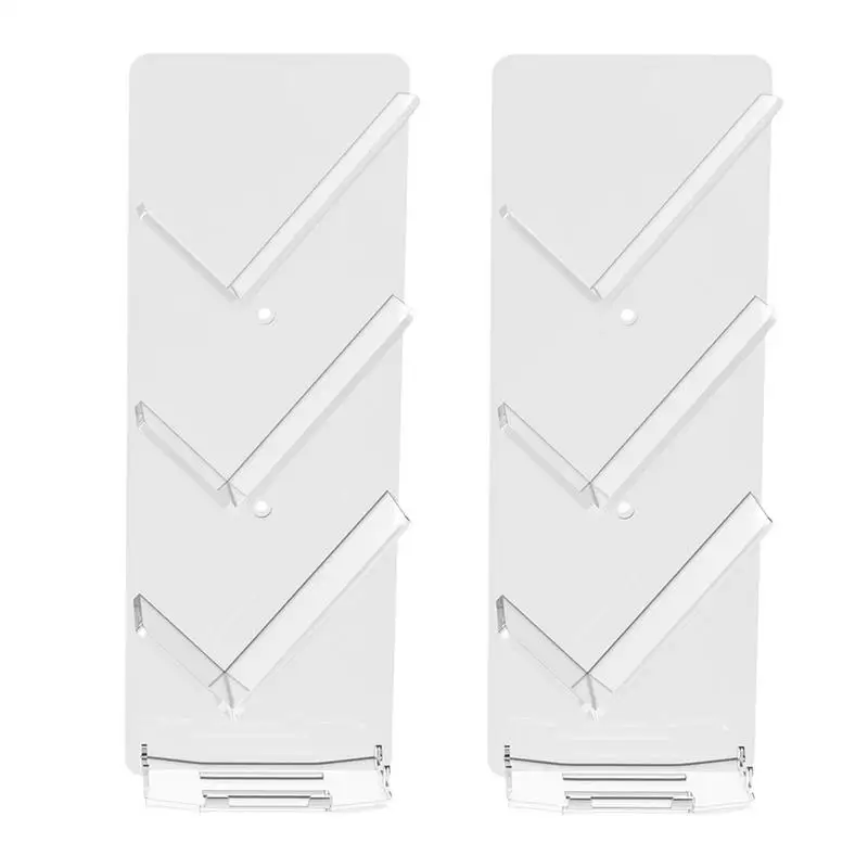 

Transparent Acrylic Shower Shelf Inclined Bathroom Wall Shelves Transparent Floating Shelf Shower Organizer Storage Rack