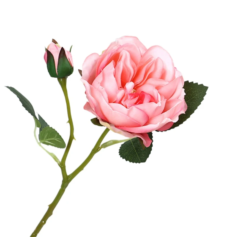 Искусственный шелк роза длинный стебель настоящий на ощупь искусственная