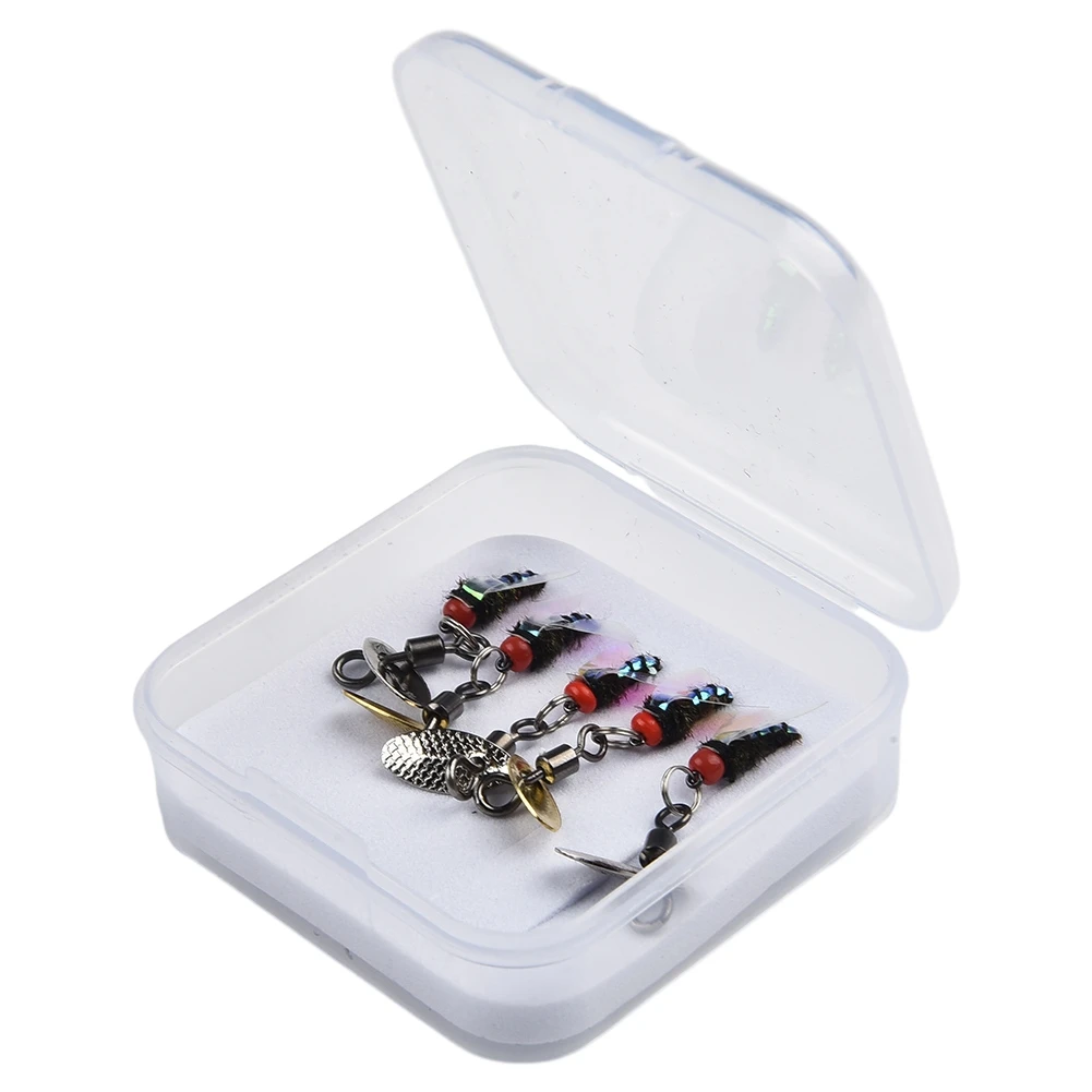

Insect Bait Fly Hooks 5/10pcs Flies Insect Bug Fly Fishing Decoy Green Fly Hook Hook Lures Bait Sequins Fishhook