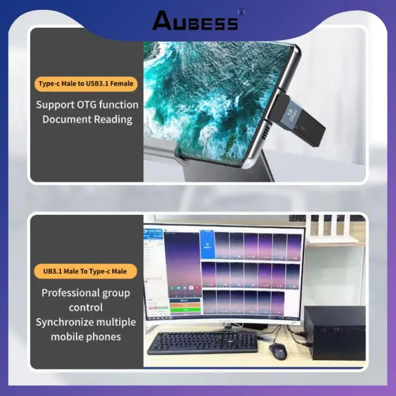 

Universal Usb 3.1 To Type-c 90 Degree Elbow Female Adapter Fast Charging Charger 10gbps Hot For Huawei Xiaomi Data Adapter