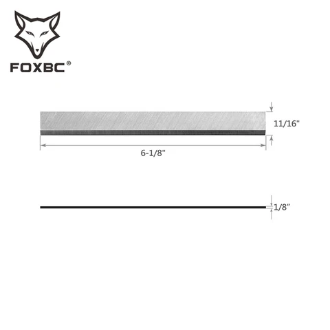 Сменные строгальные ножи FOXBC 6-1/8 дюйма, 155 мм, для деревообработки, 113-206931 и 113-232200