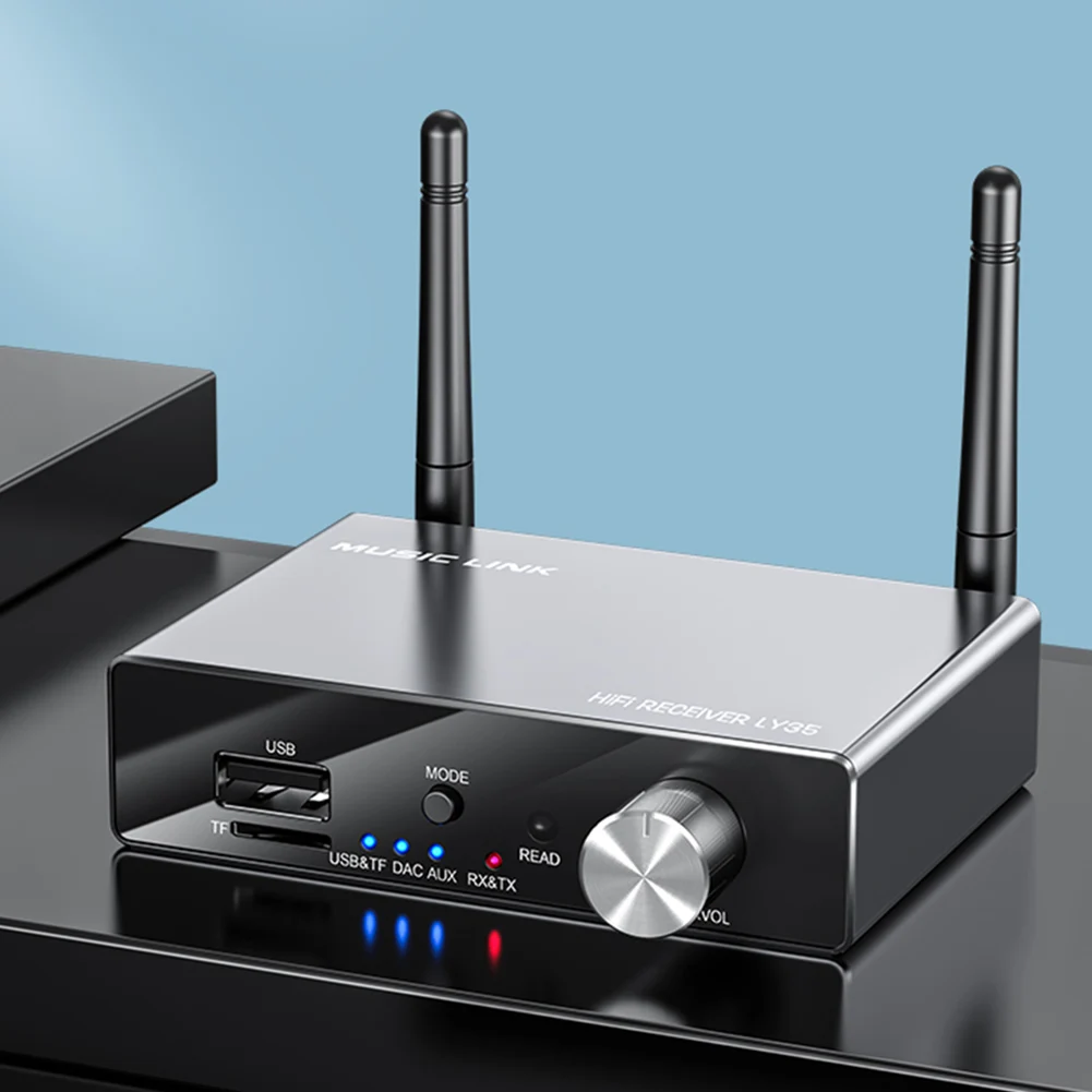 Bluetooth-совместимый цифро-аналоговый преобразователь 5.3, оптический ...