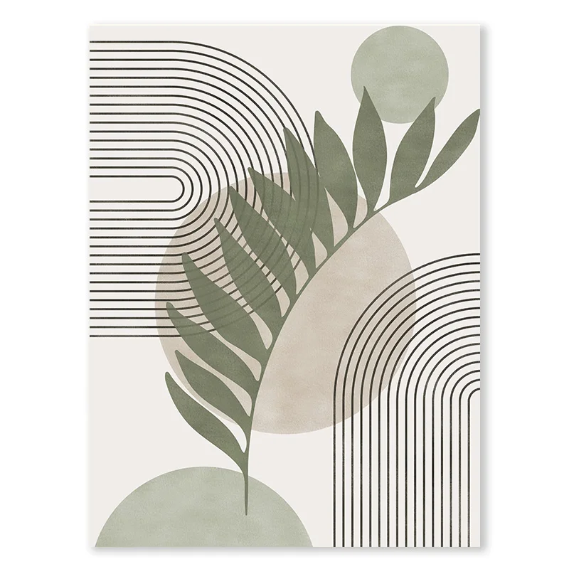 

Настенный принт DHROOM "Богемный шалфей", зеленый