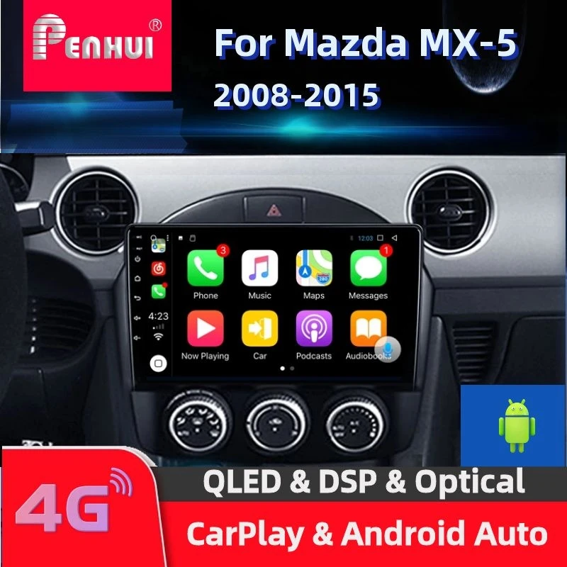 

Car DVD For Mazda MX- 5 (2008-2015) Car Radio Multimedia Video Player Navigation GPS Android 10.0 Penhui & Redpower