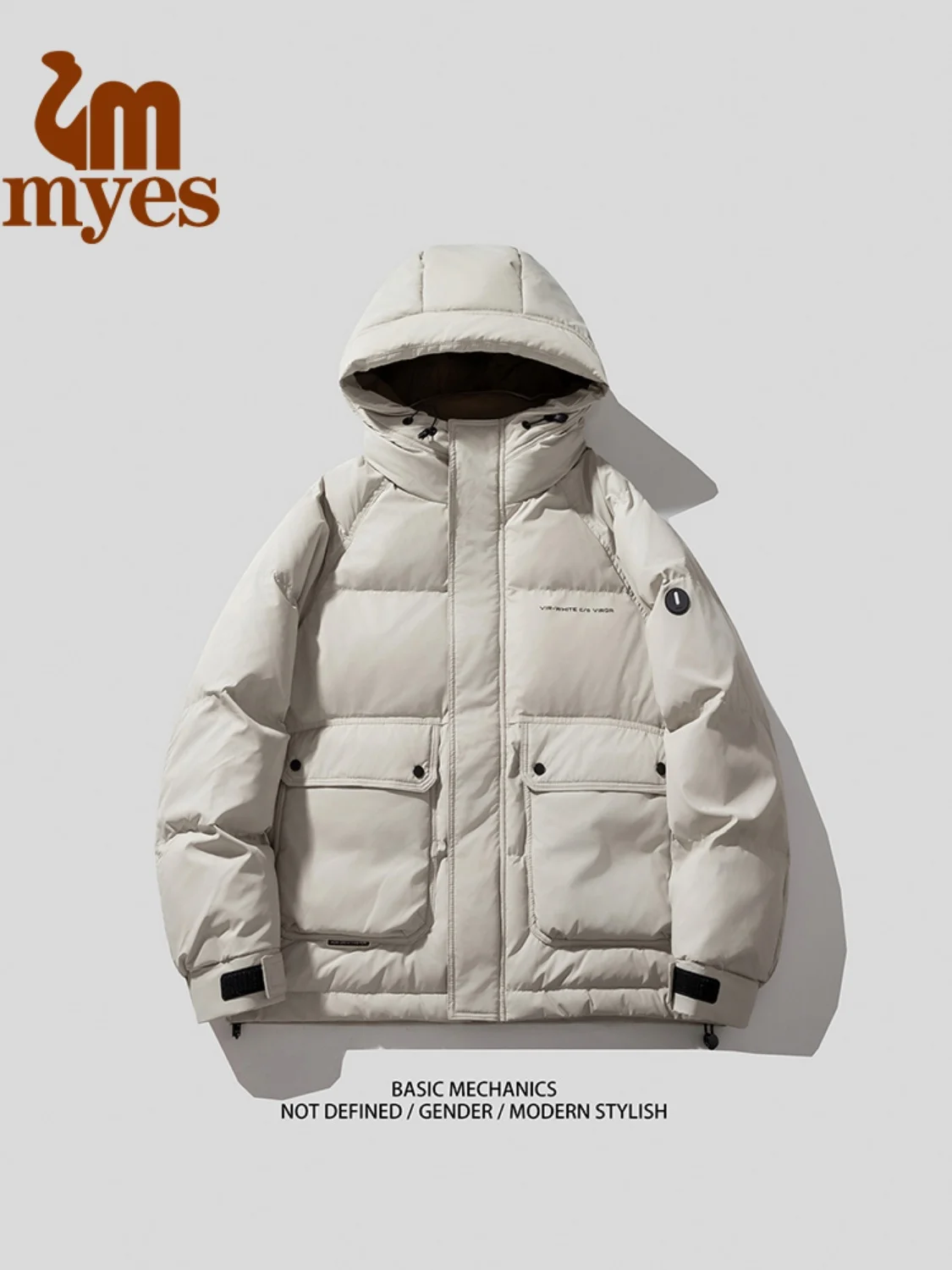 Myes90 утолщенный пуховик на утином пуху мужская зима 2024 новая теплая куртка