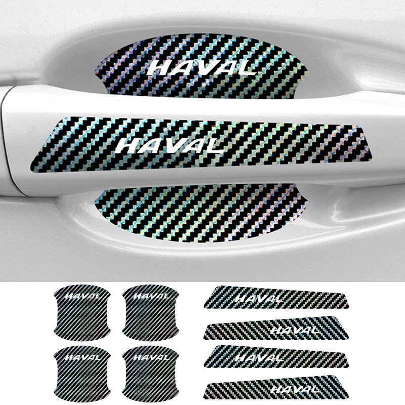 Светящиеся защитные наклейки на чашу автомобильной ручки для Haval Badge H3 H6 H2 H5 H7 H8 H9 H6 Sport Coupe M2 M4 T FEK Silah Tabanca Korna