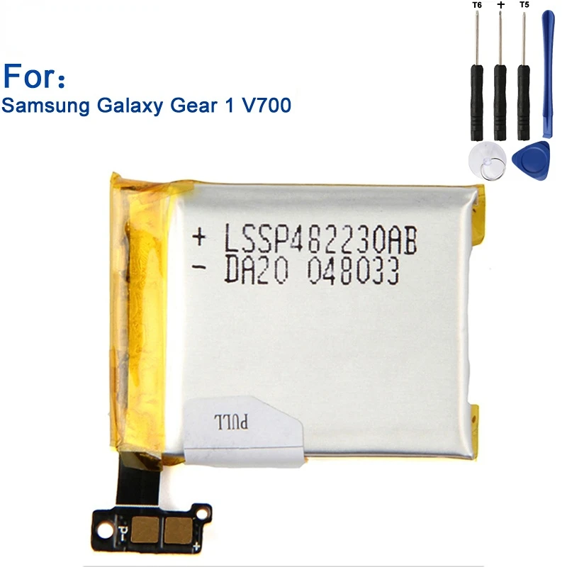 Сменный аккумулятор для Samsung Galaxy Gear1 V700 SMV700, аккумуляторная батарея 315 мАч