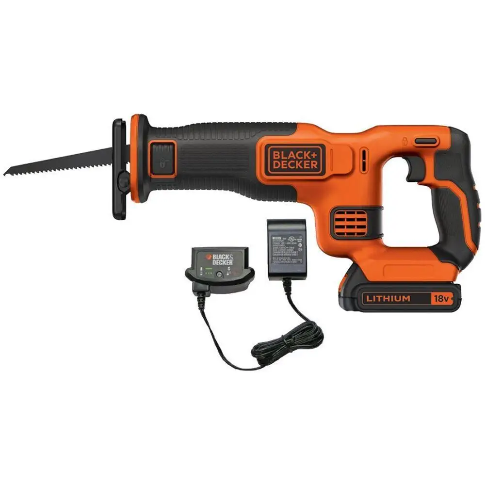 

Сабельная пила Black Decker BDCR18, 18 В/1,5 АЧ, li-ion