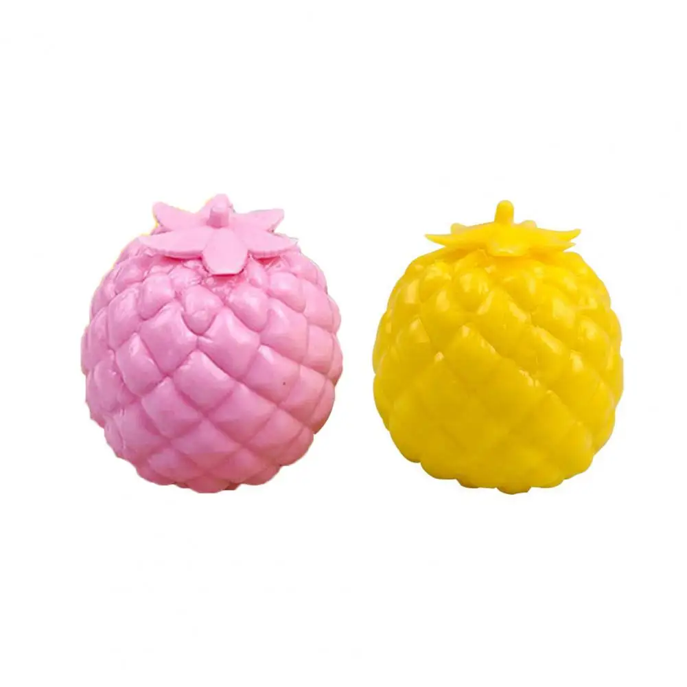 

Pineapple Squeeze Toy Soft TPR Simulation Cute Fruit Pinch Toys Stress Relief Sensory Toy Vent Ball Squishes Decompression Toy