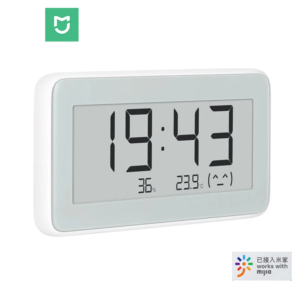 

Xiaomi Mijia BT4.0 Wireless Smart Electric Digital Clock Indoor&Outdoor Hygrometer Thermometer LCD Temperature Measuring Tools