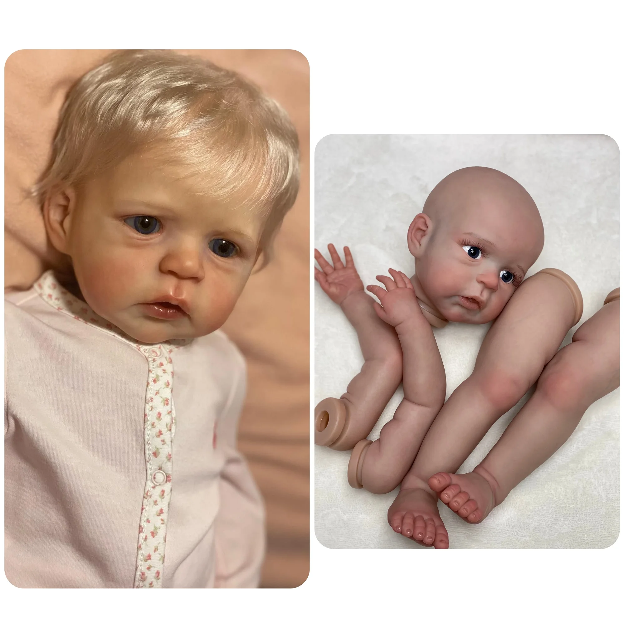 

65cm Sandie Kit Reborn Handmade Genesis Artist Paint Lifelike Real Art Bebe Reborn Girl Unassembled Doll Kits Baby Sin Pintar