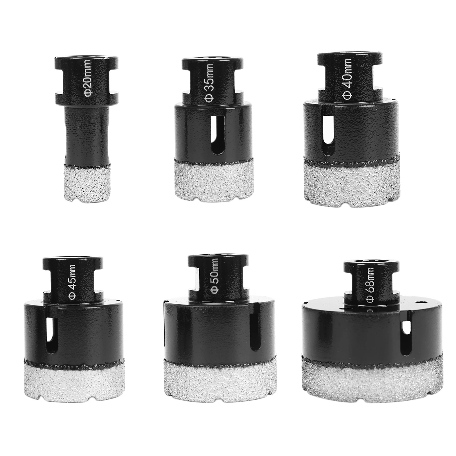 

6 шт. M14 Резьбовая сухая вакуумная алмазная буровая сердцевина для керамической плитки сверла для гранита мрамора сверла для плитки резак дл...