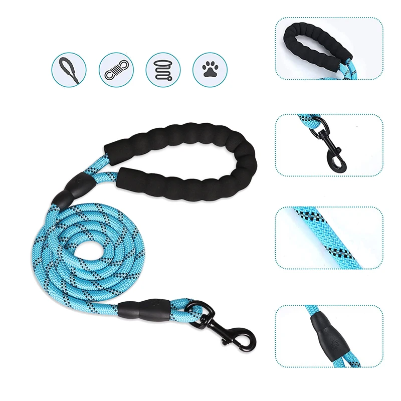 1 5 м Светоотражающий Поводок для домашних животных Длинный Собачий пояс поводка