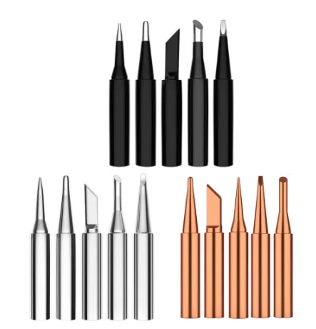 

5PCS/lot I/K/B/3C/2.4D Universal 936 937 938 For Soldering Station Solder Iron Welding Tip Head Top Sting BGA Lead-free Tools