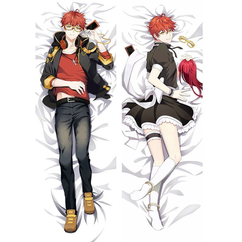 

Japanese Anime Game Mystic Messenger 707 Zen Luciel Choi Dakimakura Pillow Case Double Side Printed Hugging Cushion Cover Gift