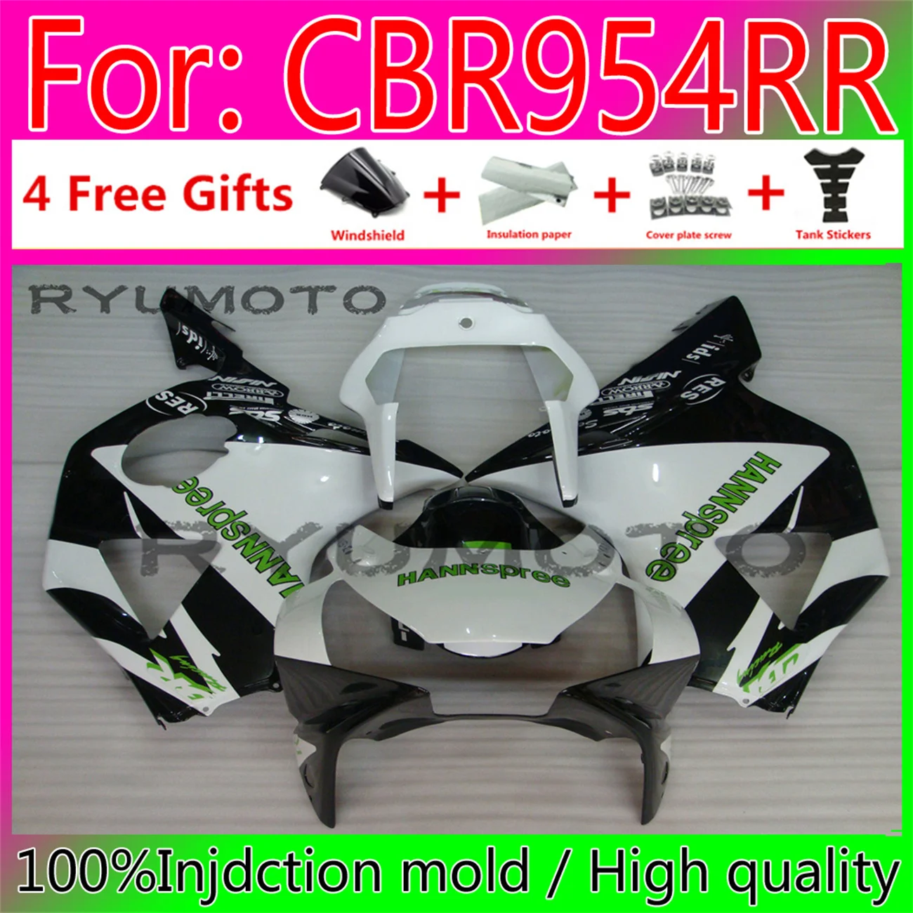 

ABS NEW Fairings kit for HONDA 2002 2003 CBR900RR CBR954RR 02 03 CBR 900CC 954 900 954RR CBR900 CBR954 RR fairing