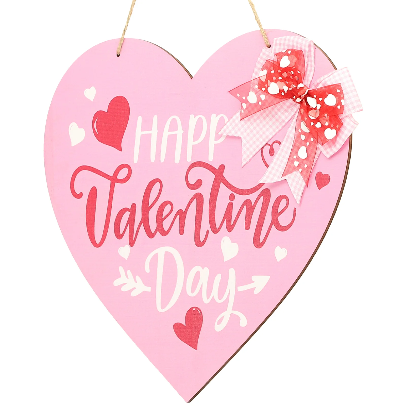 

Valentine Sign Day S Door Hanging Heart Plaque Wall Wooden Happy Wedding Wood Front Decorations Valentines Signs Decor Welcome