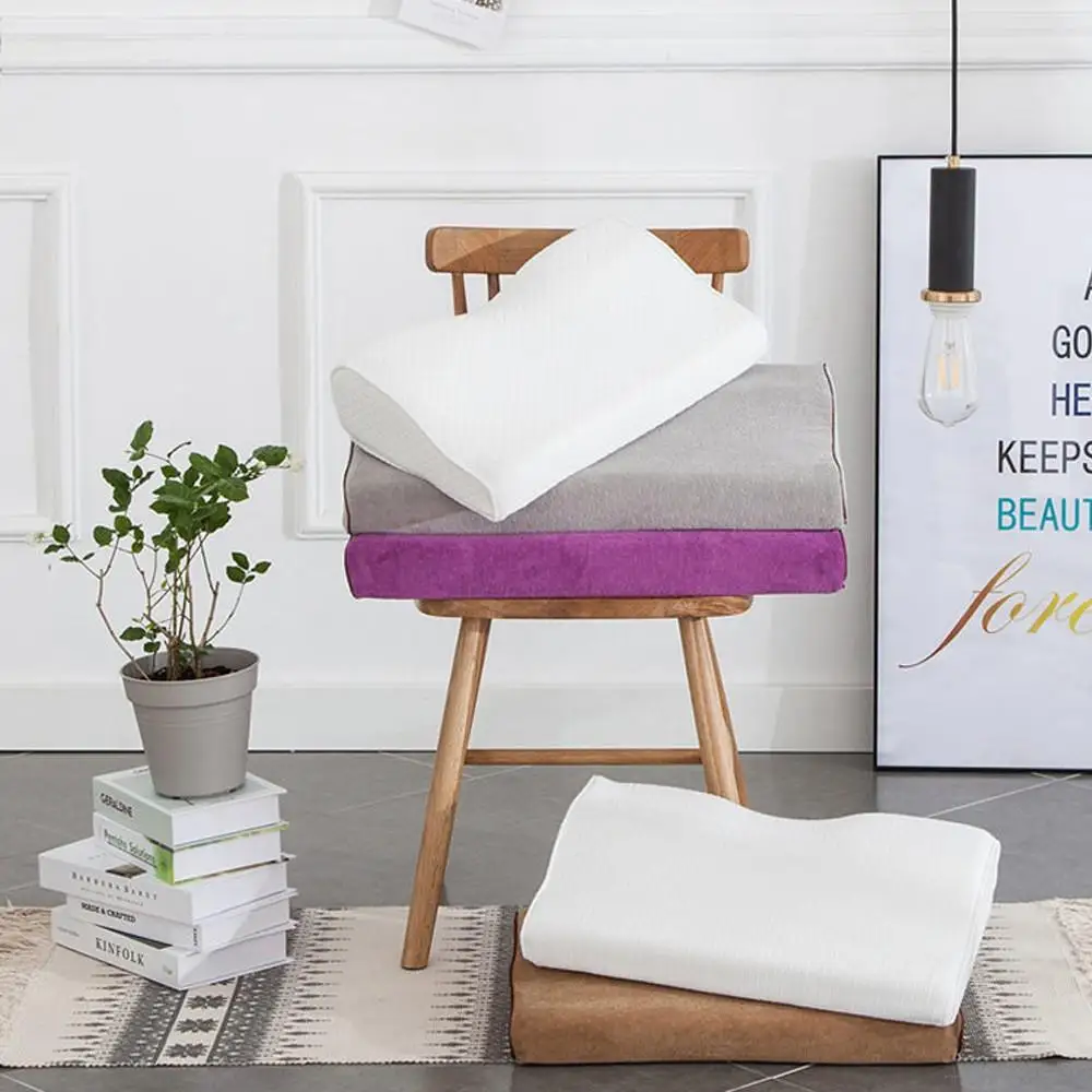 

Memory Foam Bedding Pillow Shaped Ergonomic Cervical Pillow Sleeping Comfortable Neck Protection Butterfly Memory Foam Pillow