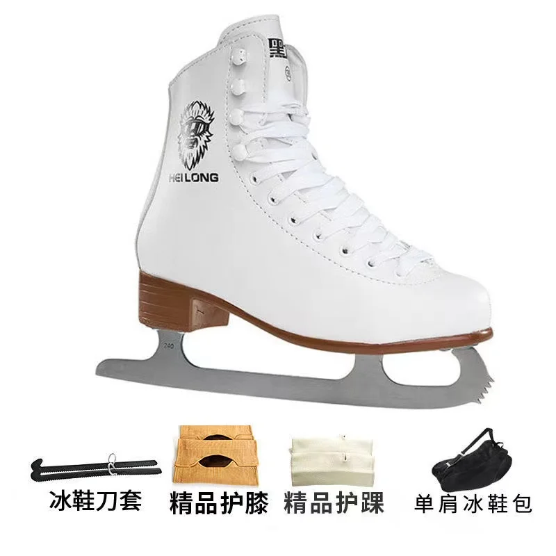 New Winter  Ice Skating Shoes with Ice Blade Thicken Figure Skating Shoes  Patines Children Kids Adult Beignners Ice Skates