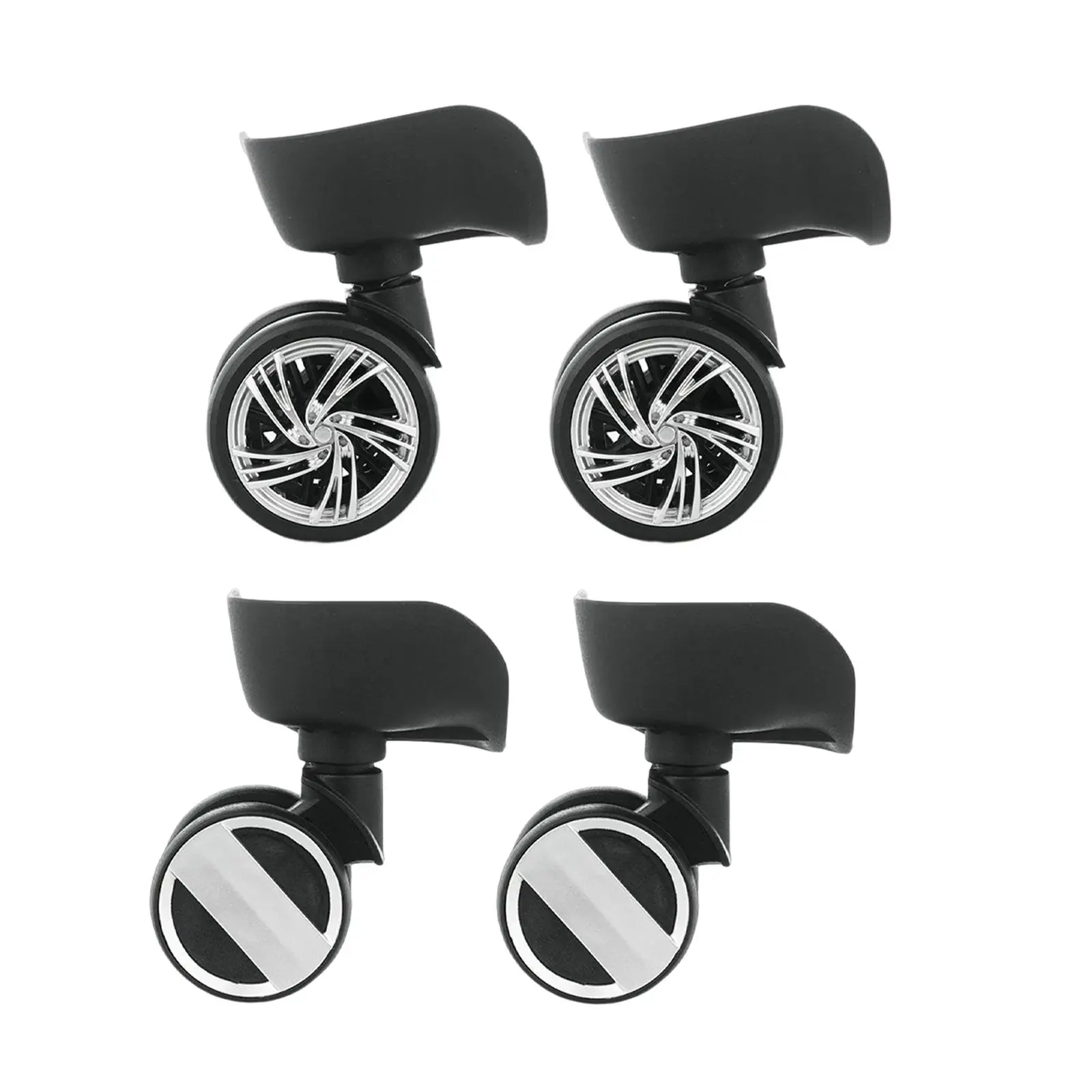 

2Pcs Luggage Suitcase Wheels, Wear Resistant Replacement for Suitcase Repair Set